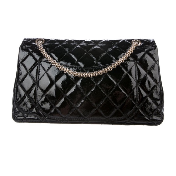 Chanel Reissue double flap black patent bag - Picture 3 of 5